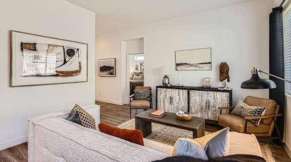 Soft and Refreshing Living Room at Hampton Meridian, Apache Junction