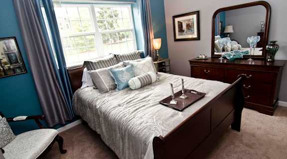 Spacious bedroom at Okemos MI Apartments | Knob Hill Apartments in Okemos MI
