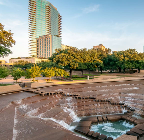 Fort Worth Downtown Water Gardens