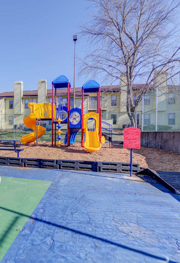 a playground at the bradley braddock road station apartments