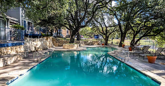 take a dip in the resort style pool  at The Frederick, Texas