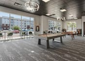 Thumbnail 21 of 42 - A large room with a long table and chairs. 605 Place Student Housing & Co-Living, St George Utah
