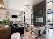 Thumbnail 26 of 42 - Modern living area with TV at The Vue At Desert Color, St. George, 84790