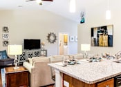 Thumbnail 4 of 7 - Greer SC Apartment Rentals Redwood Greer Ashburton Drive Living Room To Entry Redwood Apartment Neighborhoods