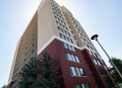 Thumbnail 4 of 27 - Steward Tower Apartments Building Side Perspective