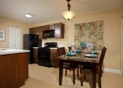 Thumbnail 3 of 31 - Model Unit Vinyl Flooring  Dining Room Kitchen Las Vegas Henderson Nevada at Solevita Apartments,Hendersons,89014