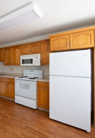 Fully Furnished Kitchen at Holiday Park Apartments, Pittsburgh, PA, 15239