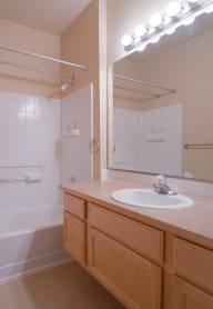 Master Bathroom at Artisan Apartments, Washington, 99223