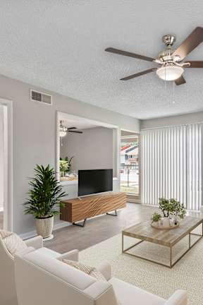 Living Room at Falls at Mill Creek in Nashville Tennessee
