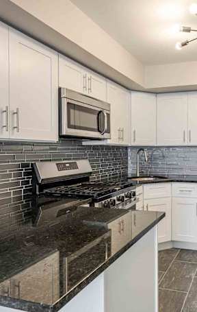 A kitchen at Seaview Apartments in Staten Island, NY, 10305