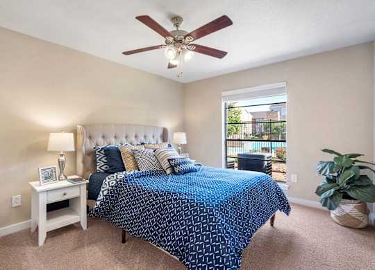 Bedroom, Bed, Chair, Interior Design, Bathroom, Closet