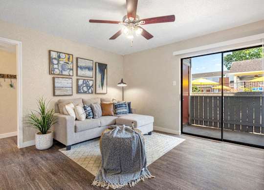 Living Area, Ceiling Fan, Couch, Dining Area