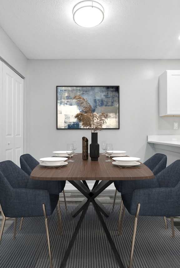Dining Space at Hanna Village, Indianapolis, 46227
