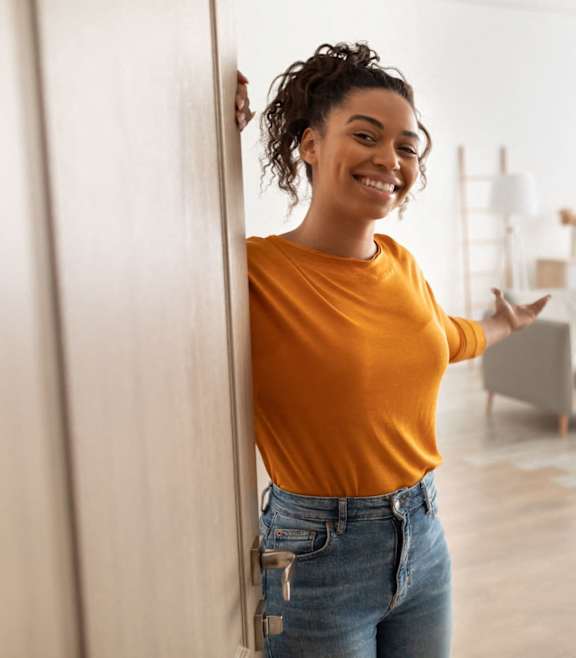 Happy Woman at Mill House at East Cobb in Marietta, GA, 30067