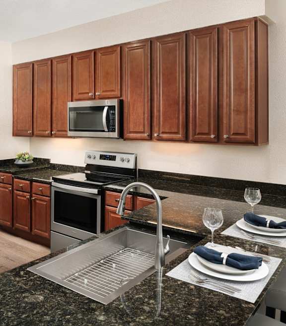 AVE Clifton Luxury Apartment kitchen