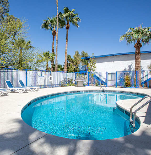 take a dip in our resort style pool