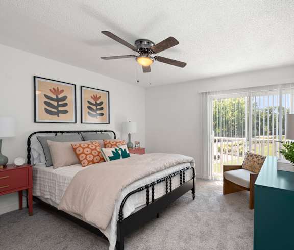 Bedroom at Falls at Mill Creek in Nashville Tennessee