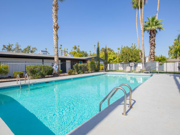 pool at the enclave at woodbridge apartments in sugar land, tx