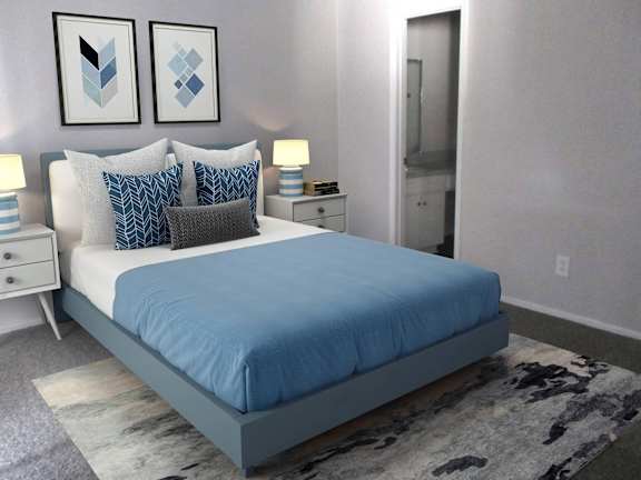 Comfortable Bedroom at Evana Grove, Plano, TX 75074