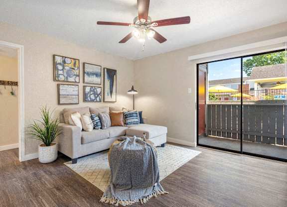 Living Area, Ceiling Fan, Couch, Dining Area