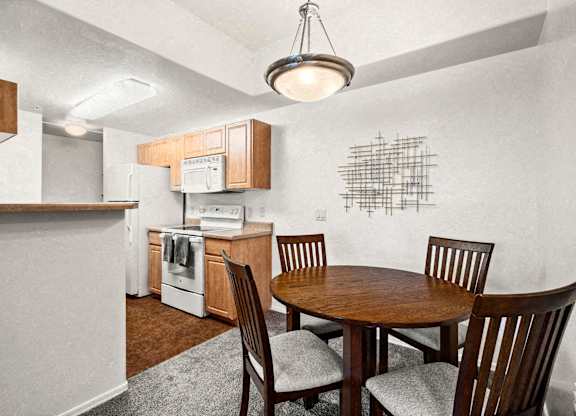 Dining Area, Table, Chairs, Interior, Interior Design, Kitchen