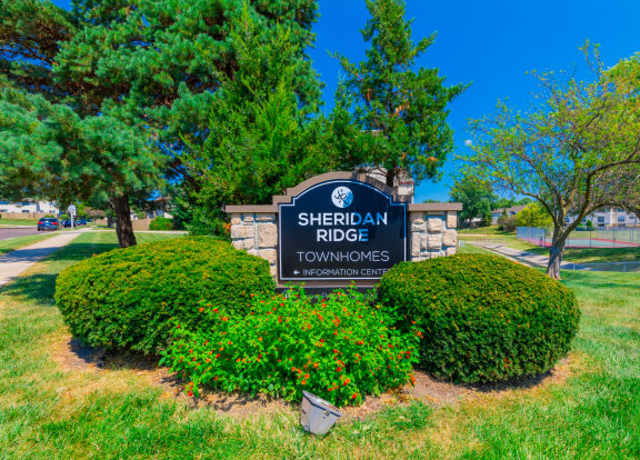 Welcoming Property Signage at Sheridan Ridge, Overland Park, 66212