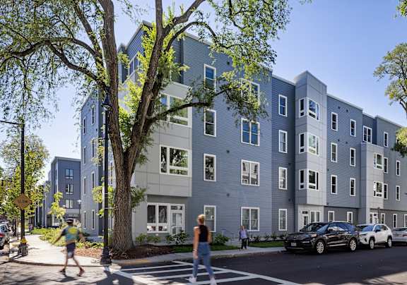 Apartment Building Exterior at The Anne M. Lynch Homes at Old Colony, South Boston, 02127