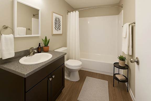 A bathroom with a white toilet and a white shower curtain.