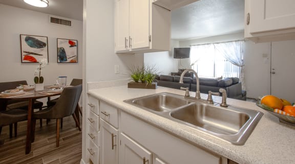 Kitchen at Whispering Sands Apartments in Albuquerque