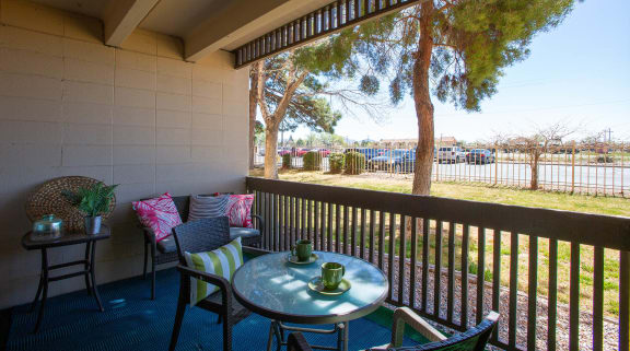 Living Area at Los Altos Towers Apartments in Albuquerque NM