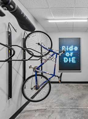 left bike rack at SevenO2 Main Apartments, Utah, 84101
