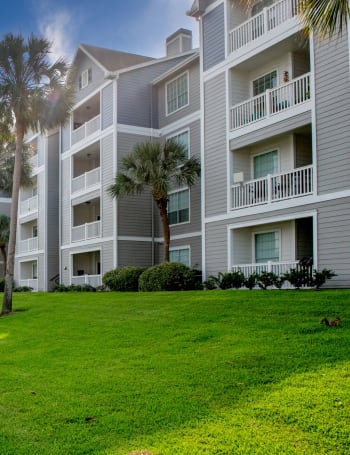 Entrance area at The Moorings, League City, TX, 77573
