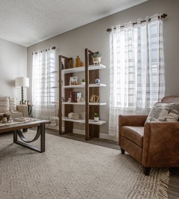 Living Rom at Norte Villas in Albuquerque New Mexico
