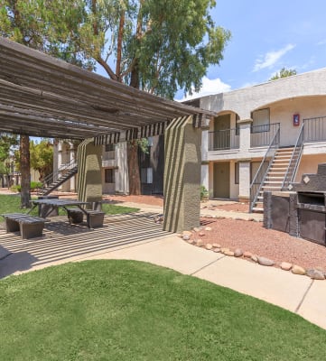 our apartments in a city have a patio