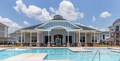 A large outdoor swimming pool at The One at Spartanburg, Spartanburg, SC, South Carolina, 29303