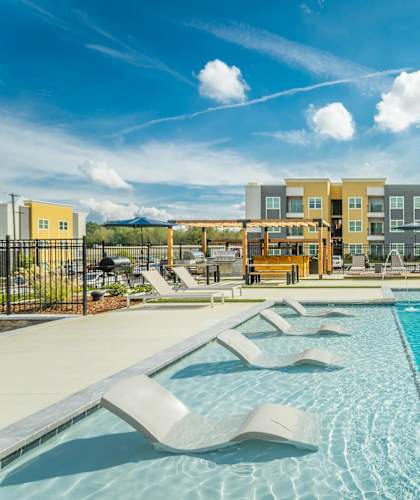 Outdoor Pool with Sundeck