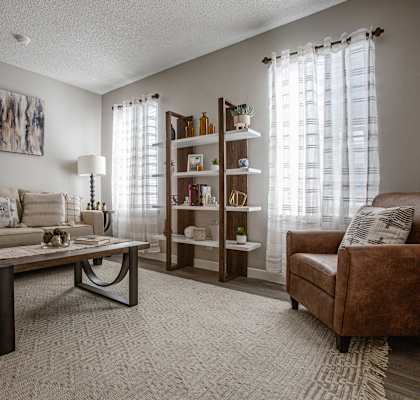 Living Rom at Norte Villas in Albuquerque New Mexico