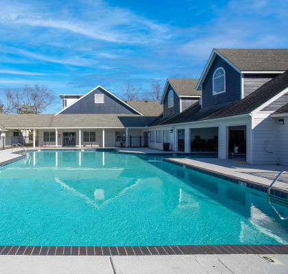 Pool Area at Centennial Crossing Apartments in Nashville Tennessee