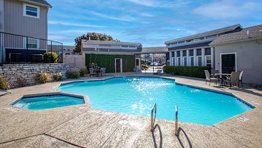 Pool and Spa at The Villas at Quail Creek Apartment Homes in Austin Texas