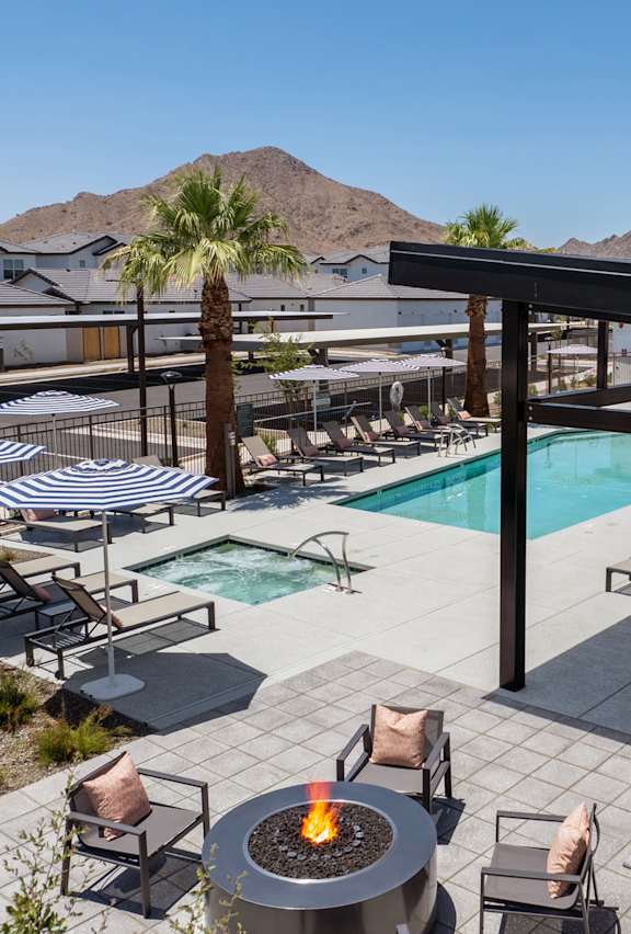 Bedroom at Pique Residences in San Tan Valley Arizona