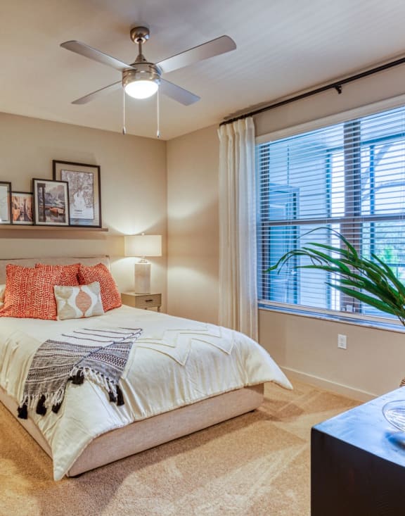 Comfortable Bedroom With Large Window at The Beck at Hidden River, Florida