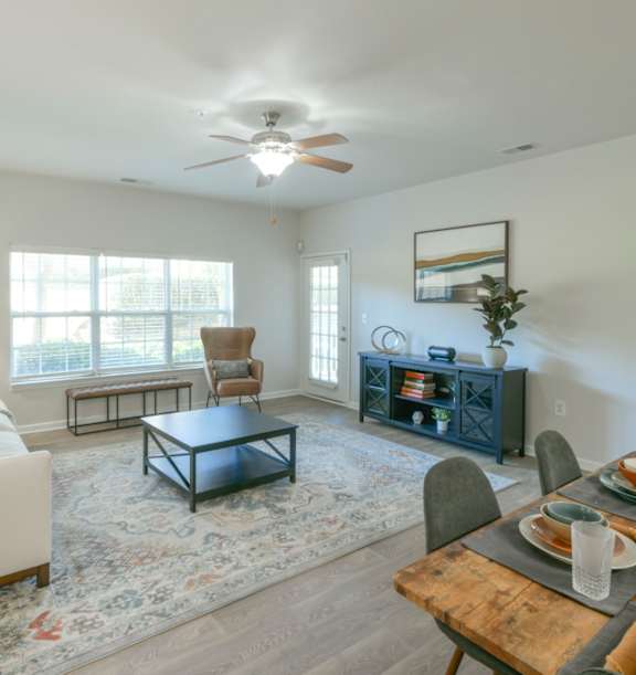 Kitchen And Living Area at Henley at Mirror Lake, Villa Rica