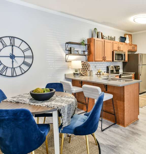 Classic Living Room Design With Television at The Baxly, Savannah