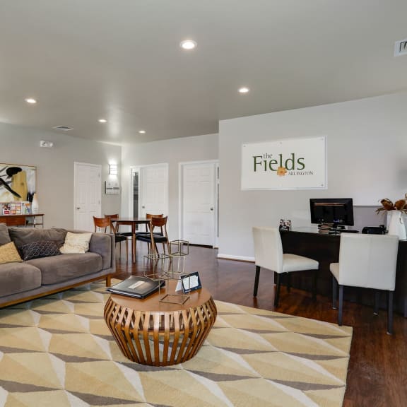 Leasing office at The Fields of Arlington, Arlington, 22204