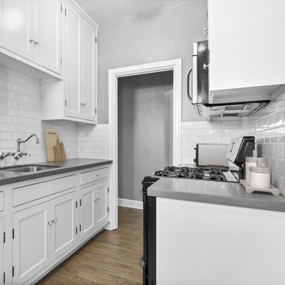 kitchen at North Kingsley, Los Angeles, CA, 90027