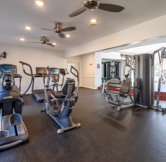 Fitness center at Canter Chase Apartments, Louisville, Kentucky