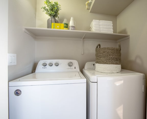 In-unit Laundry at Casitas at San Marcos in Chandler AZ Nov 2020