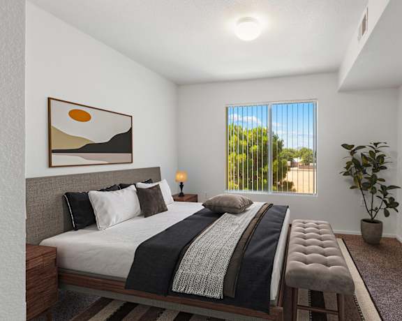 Bedroom at Somerset Village in Kingman Arizona