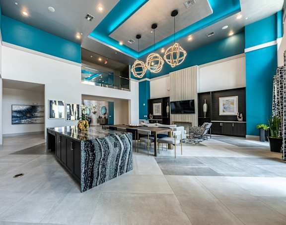 Cromwell at Plum Creek Apartments Clubhouse Seating Area