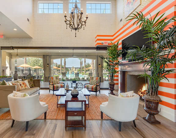 Clubhouse at at Bella Victoria Apartments in Mesa Arizona January 2021